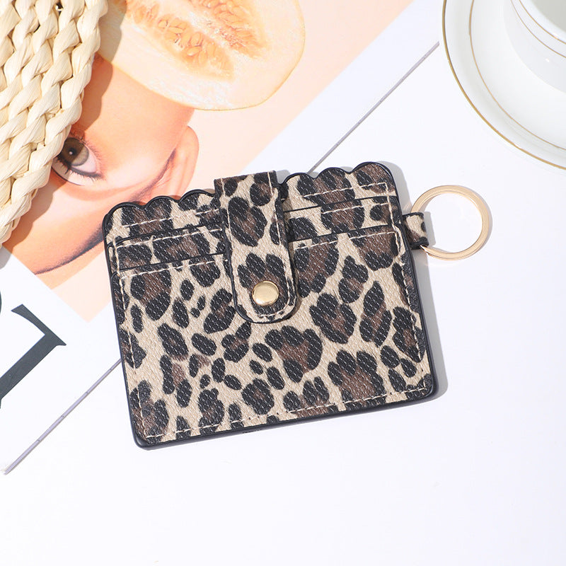 Wholesale PU Leopard Card Holder